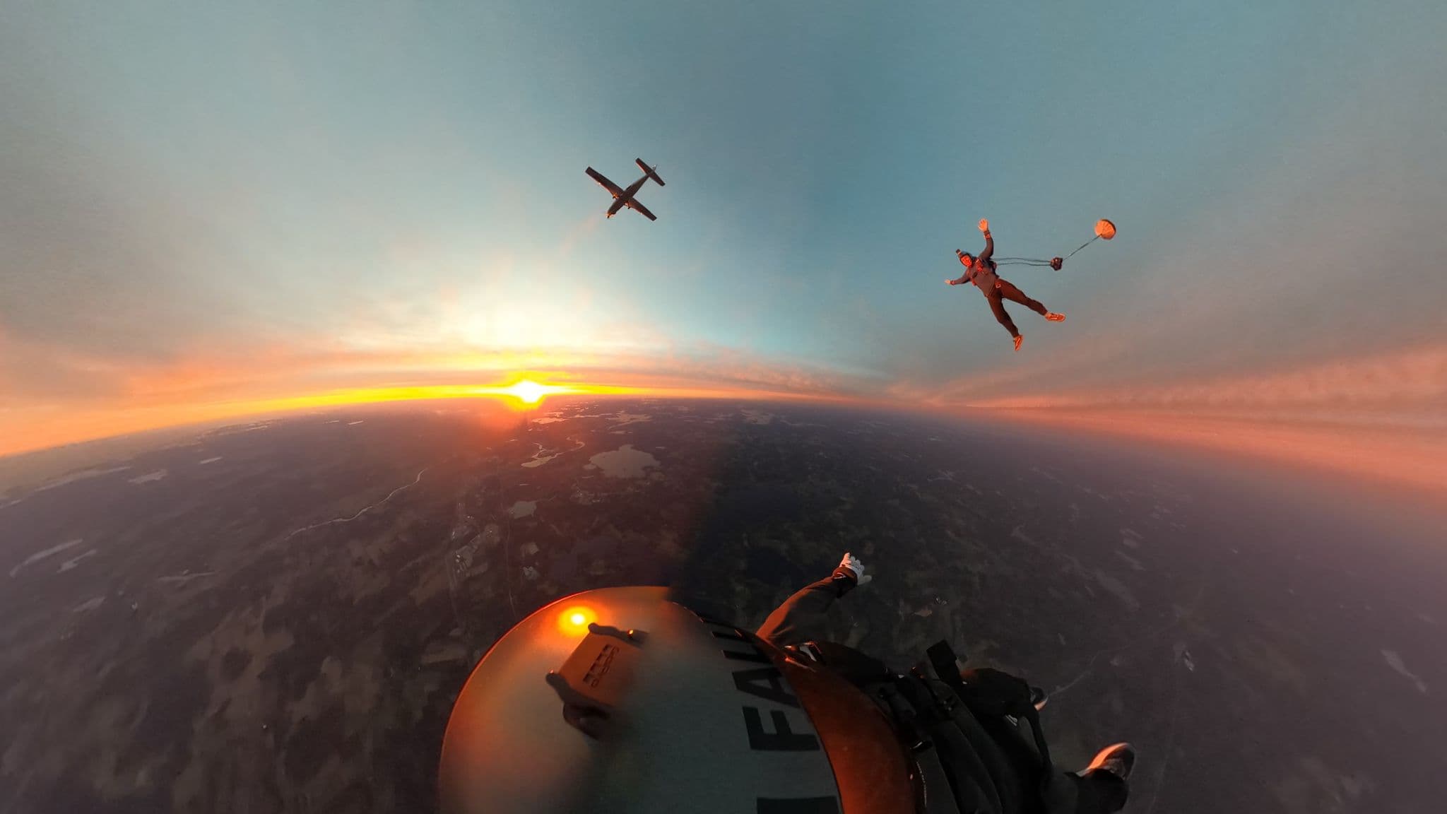 Skydiving experience